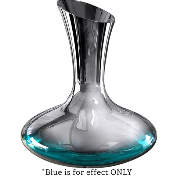 True Other - Plated Glass Wine Decanter Vase Chrome Dining